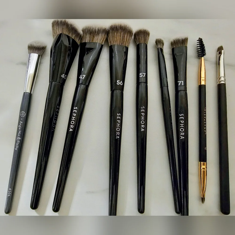 Makeup Brushes Mac Cosmetics, Sephora Pro, BK Beauty, Anastasia Beverly Hills - Picture 2 of 5